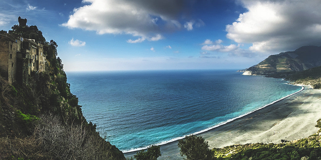 Corsica Beach Sea Ocean Landscape France Poster