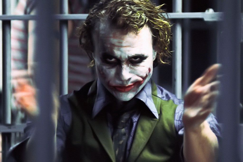 Joker The Dark Knight Jail Poster