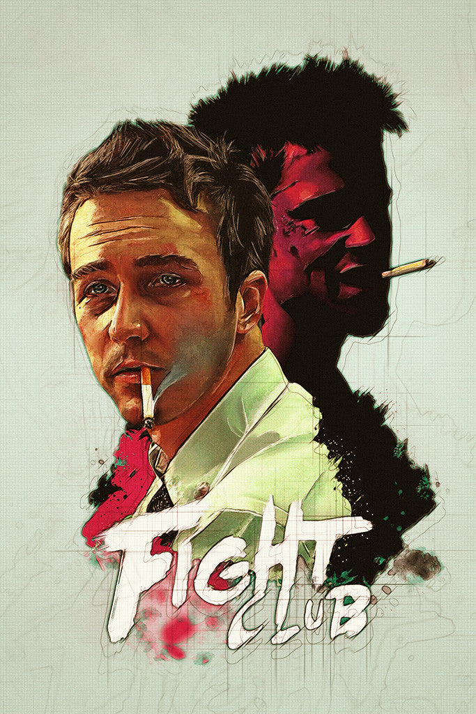 Fight Club Fan Art Poster – My Hot Posters