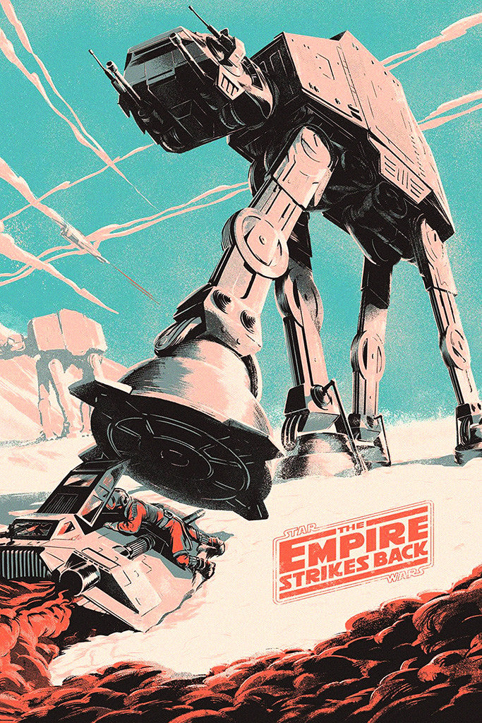 Touhou Parasiet Convergeren Star Wars The Empire Strikes Back Fan Art Poster – My Hot Posters