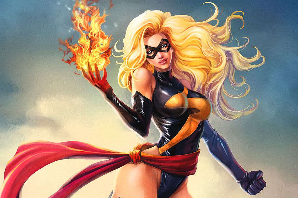 Ms Marvel Superhero Poster