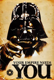 Your Empire Needs You Star Wars Darth Vader Funny Humour Poster
