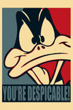 Daffy Duck Looney Tunes You're Despicable Funny Humor Poster