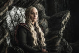 Game of Thrones Season 7 Daenerys Targaryen on Throne Poster