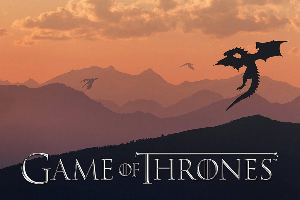 Game of Thrones Season 7 Dragons Fan Art Poster