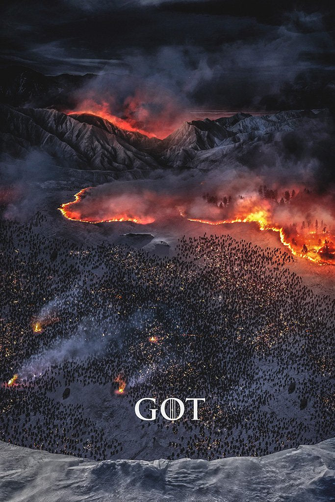 Game of Thrones Biggest Fire the North Has Ever Seen Poster