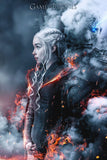 Game of Thrones Daenerys Targaryen White Walker Poster