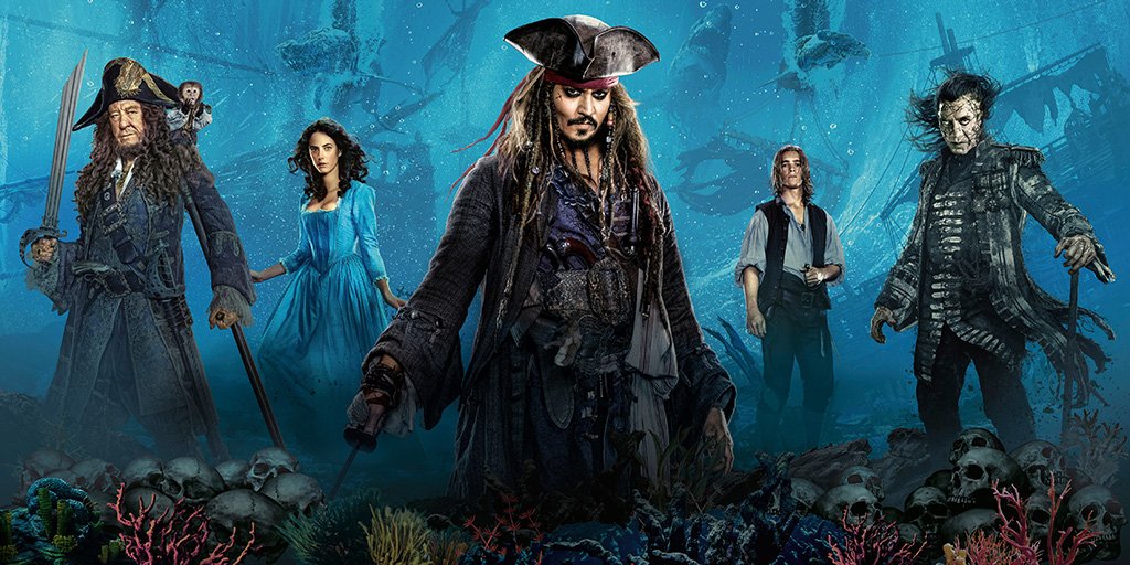Pirates of the Caribbean Dead Men Tell No Tales Characters Poster