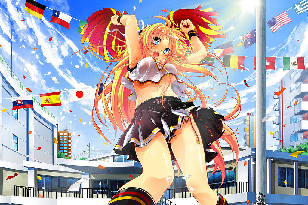 Lovely Girl Cheerleader Anime Poster