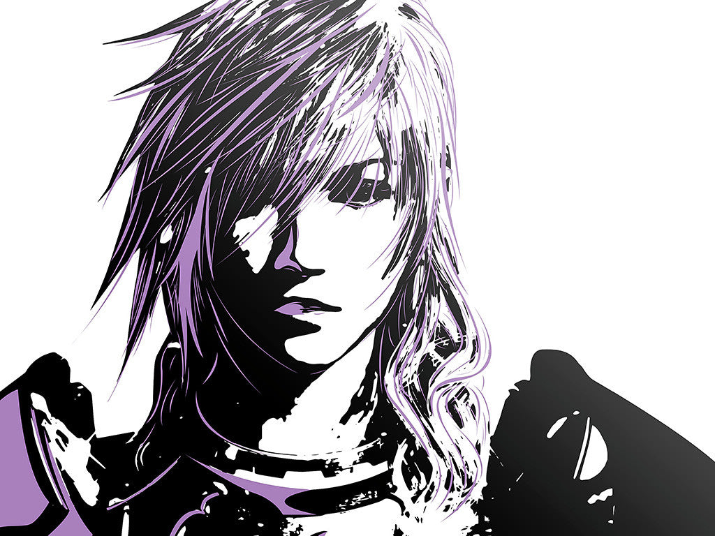 Final Fantasy XIII FFXIII Game Anime Lilac Color Poster