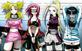 Naruto Haruno Sakura Temari Hyuuga Hinata Ino Yamanaka Anime Poster
