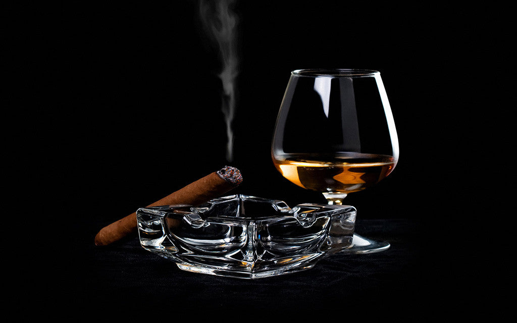 Whiskey Cigars Alcohol Poster