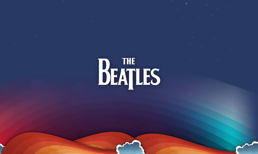 The Beatles Logo Music Rock Poster