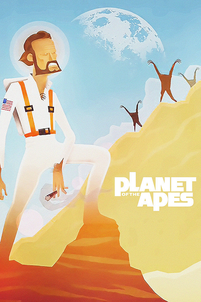 Planet Of The Apes Movie Fan Art Poster