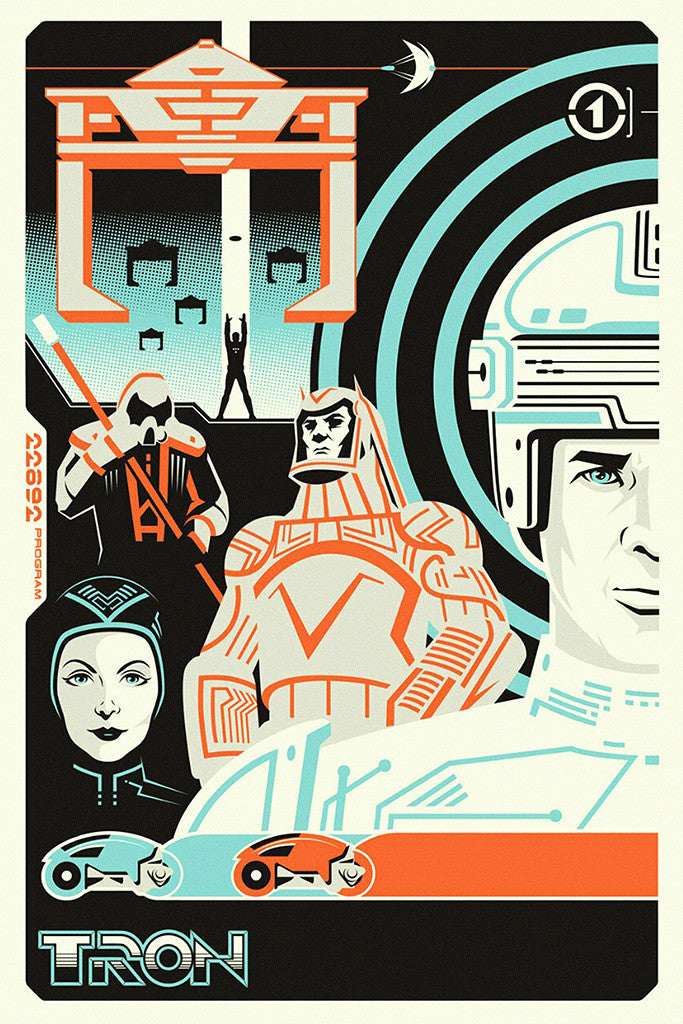 Tron Movie Fan Art Poster