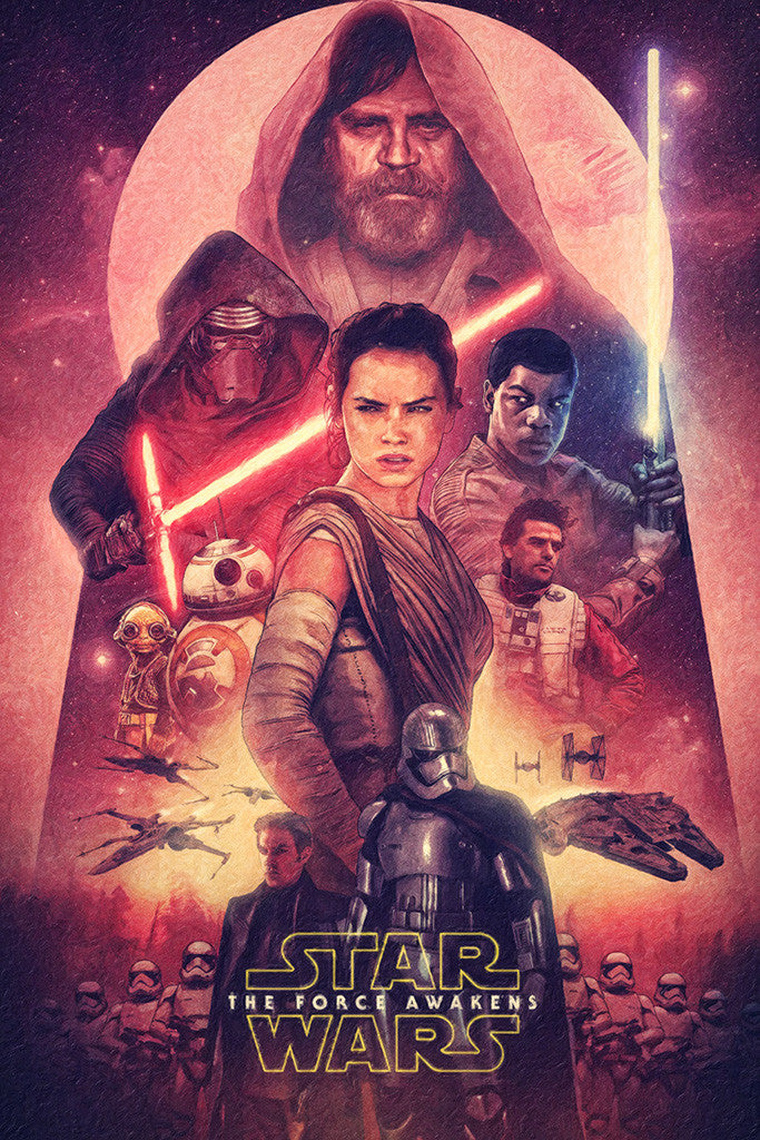 bedelaar Mechanisch Meedogenloos Star Wars Episode VII Movie Fan Art Poster – My Hot Posters