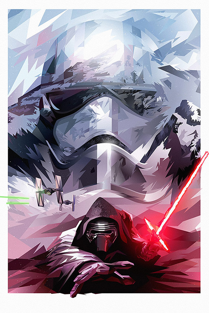 Star Wars Kylo Ren Movie Fan Art Poster – My Posters