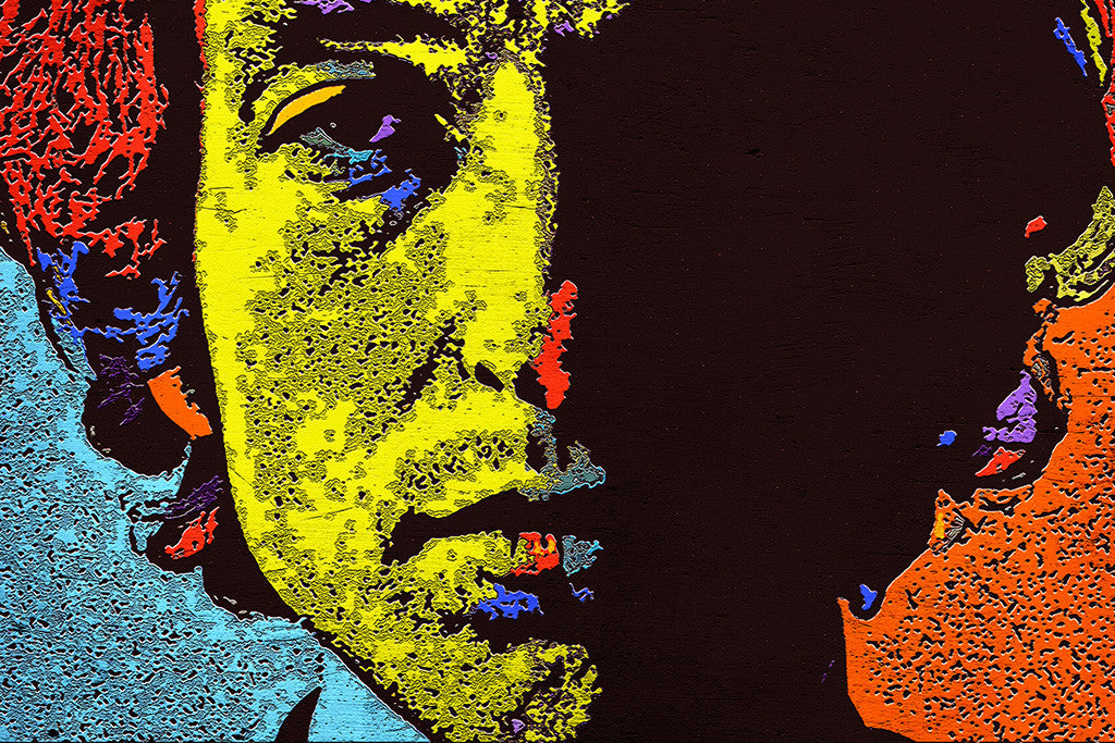 Bob Dylan Face Classic Rock Poster