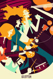 Led Zeppelin Group Classic Rock Poster