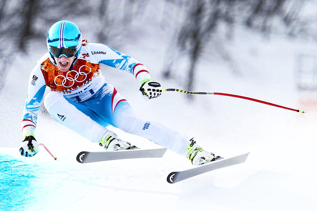 Austrian Matthias Meyer Olympic Games Sochi Poster