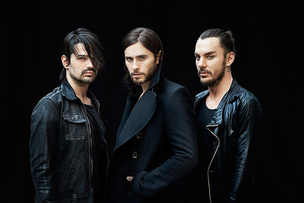 Thirty Seconds To Mars Members Rock Music Poster
