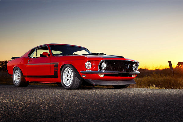 Ford Mustang Boss 302 Muscle Car Poster – My Hot Posters