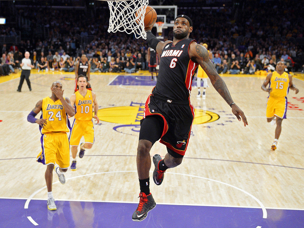Lebron james top basketball goal