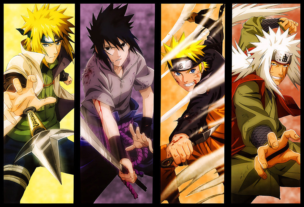 Naruto Characters Anime Poster