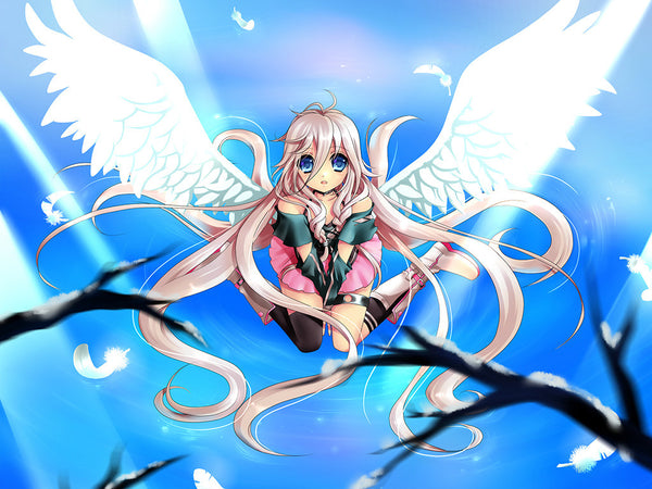 Anime Girl Vocaloid Wings Angel Poster – My Hot Posters