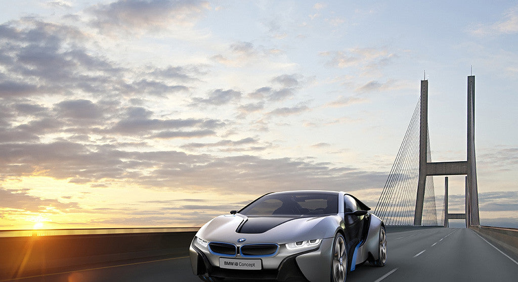 BMW I8 Car Poster