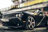 Dodge Challenger Black Muscle Car Poster