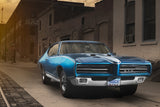 Pontiac GTO Hardtop Retro Muscle Car Poster