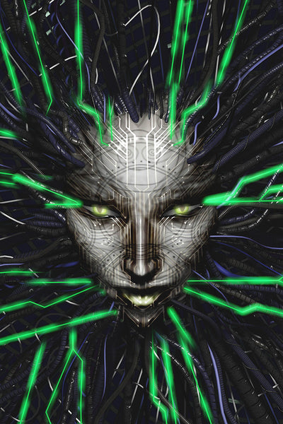 System Shock 2 Old Classic Retro Game Poster – My Hot Posters