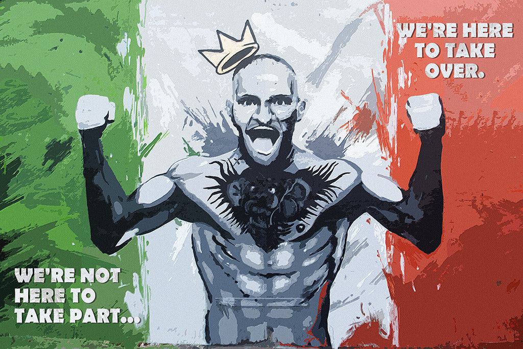 Conor McGregor UFC MMA Fighter Poster