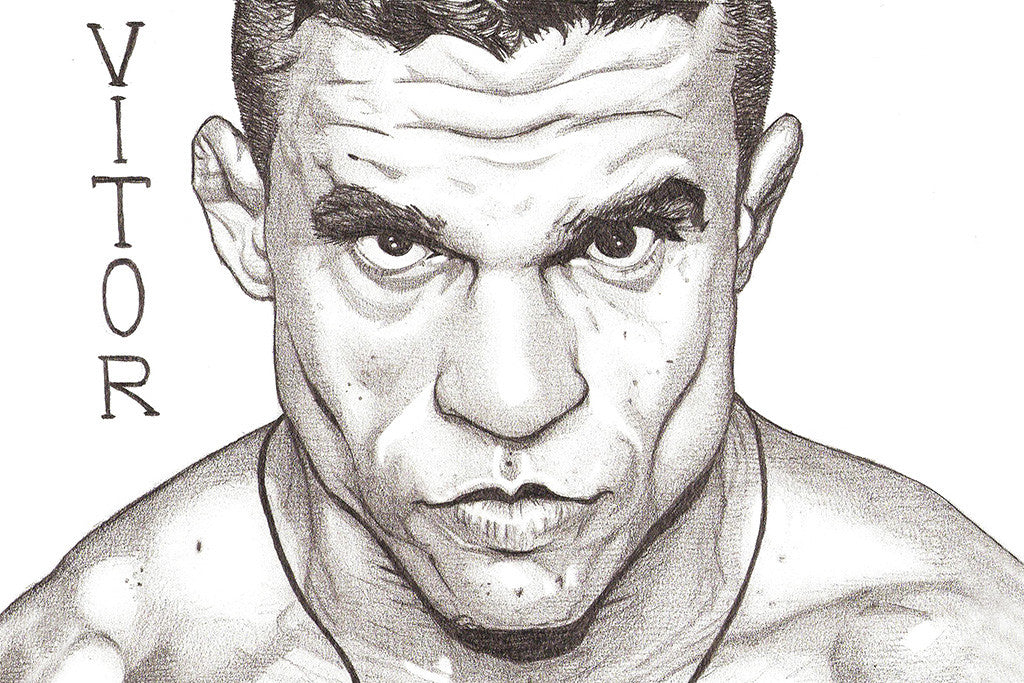 Vitor Belfort UFC MMA Fighter Poster