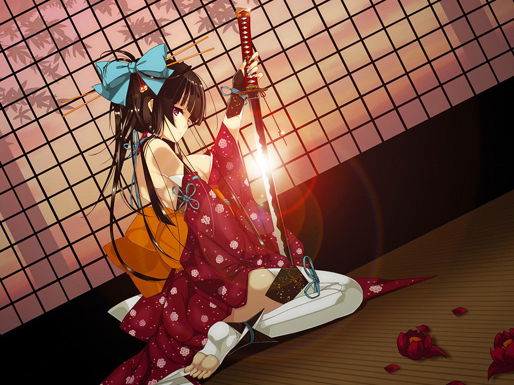 Japanese Katana Refeia Sword Anime Poster
