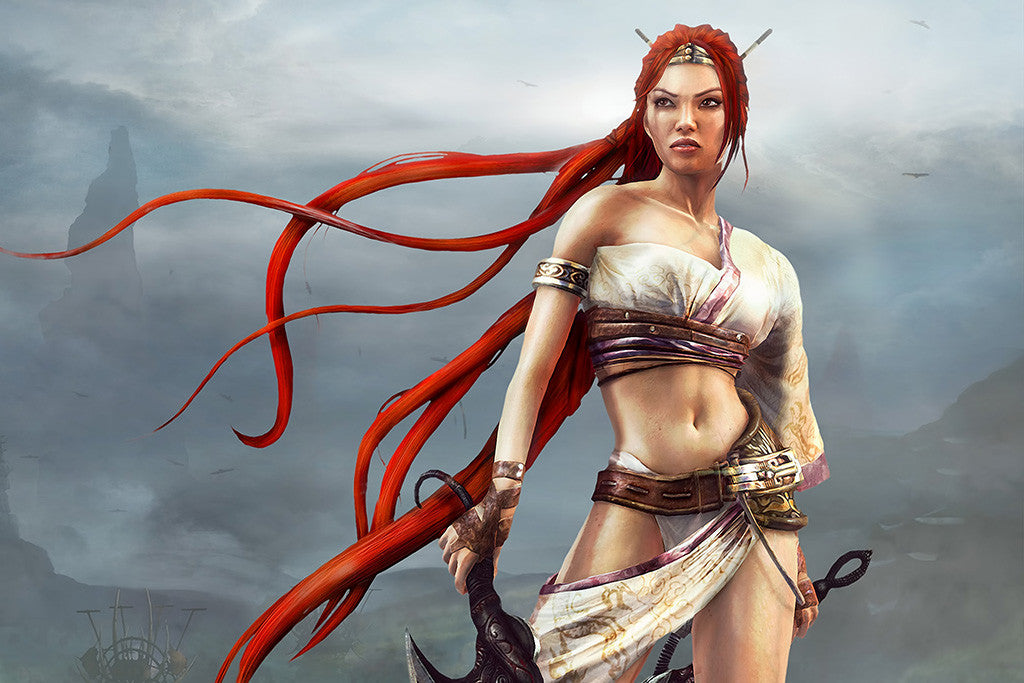 Heavenly Sword Game Ps3 Hot Sexy Girl Vivid Poster