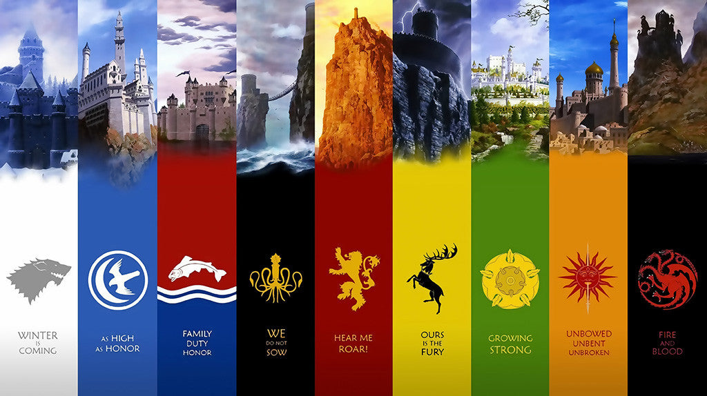 Game Of Thrones TV Series Colors Poster