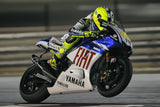 Valentino Rossi Motorcycle Racer Yamaha Bike Poster