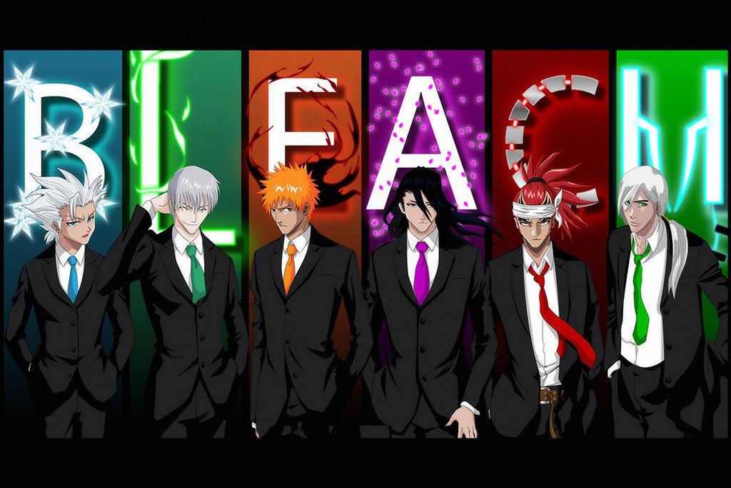 Bleach Characters Anime Poster