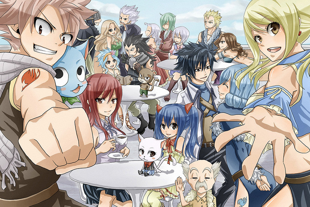 Fairy Tail: Main Character's Age, Height, Birthday and Abilities