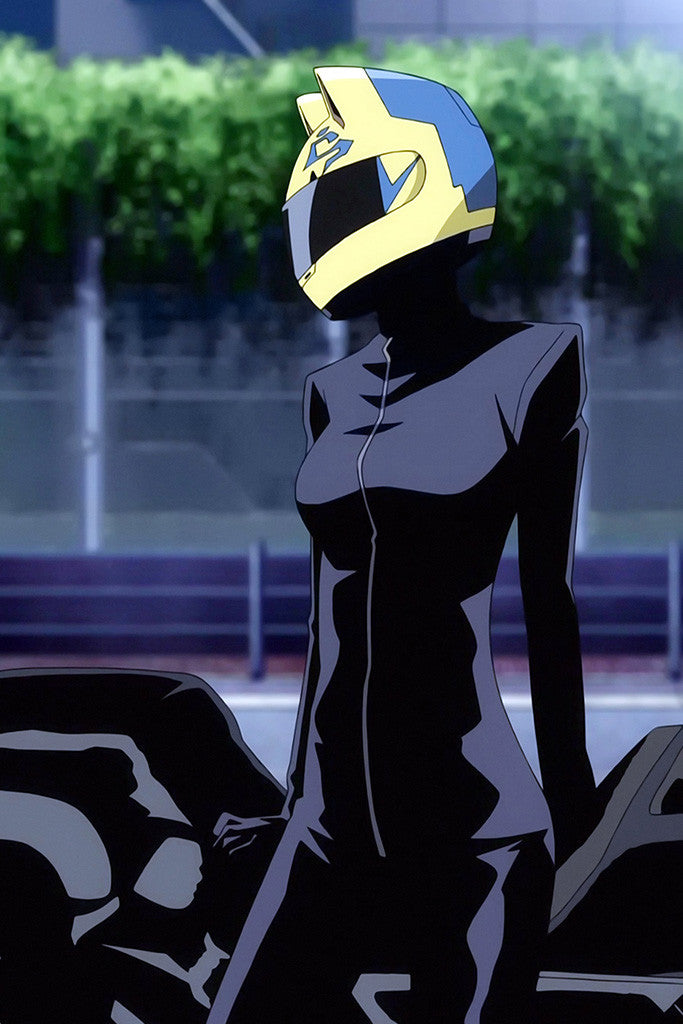 durarara motorcycle helmet for sale Durarara Celty Bike Anime Poster – My Hot Posters