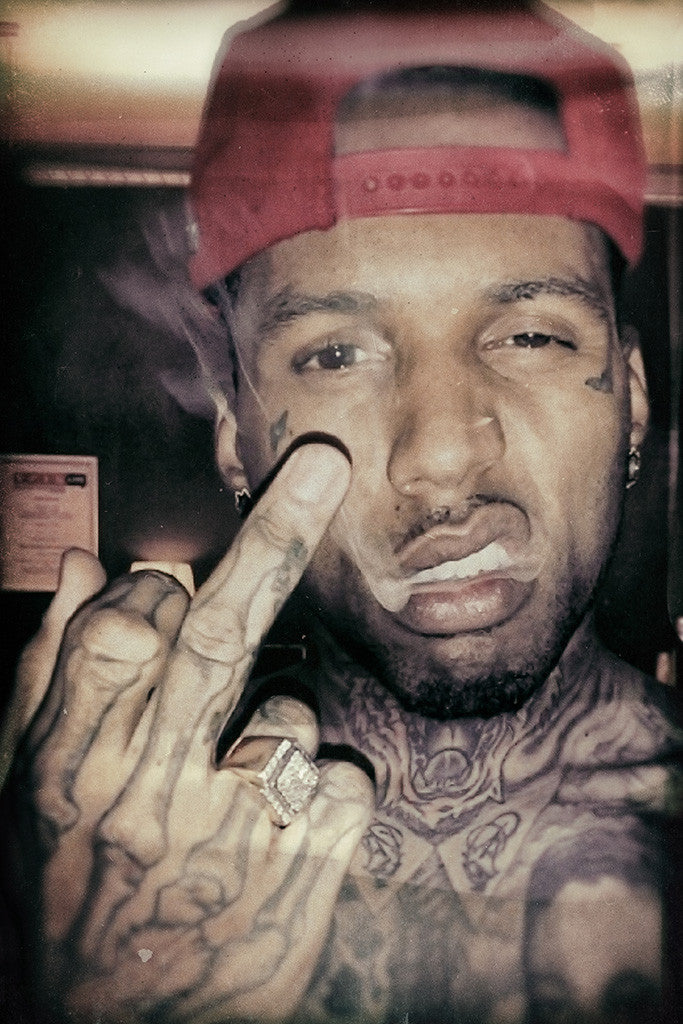 Kid Ink Cap Smoke Tattoos Hip Hop Rap Poster