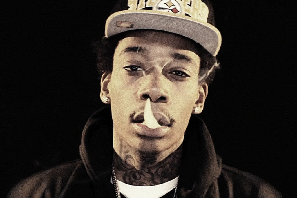Wiz Khalifa Smoke Hip Hop Rap Poster