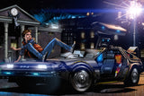 Back To The Future Delorean DMC-12 Poster