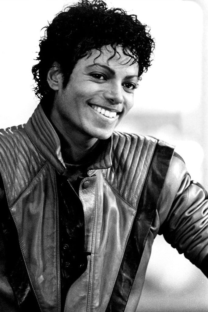 Michael Jackson Black and White Poster