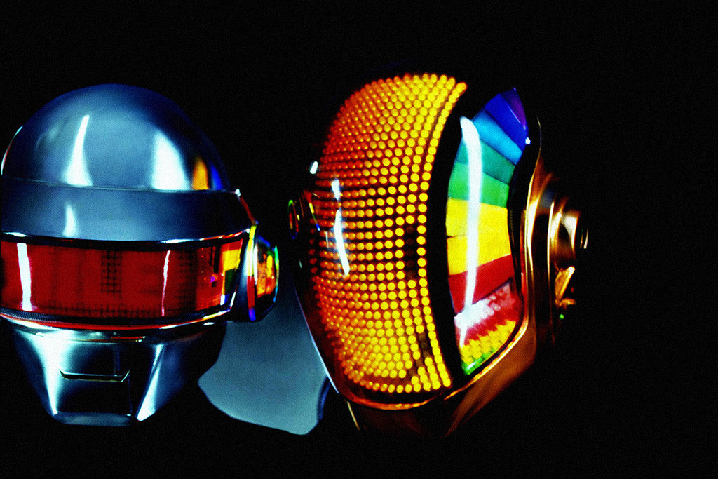 Daft Punk Helmets Poster