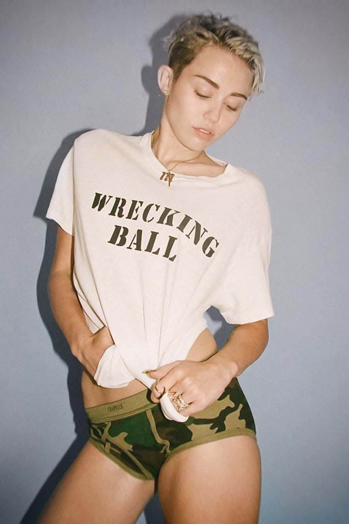 Miley Cyrus Wrecking Ball Hot Girl Poster
