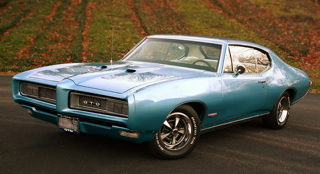 1968 Pontiac GTO Muscle Car Poster
