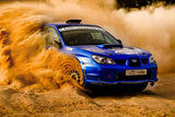 Subaru Impreza WRX Drift Rally Car Poster